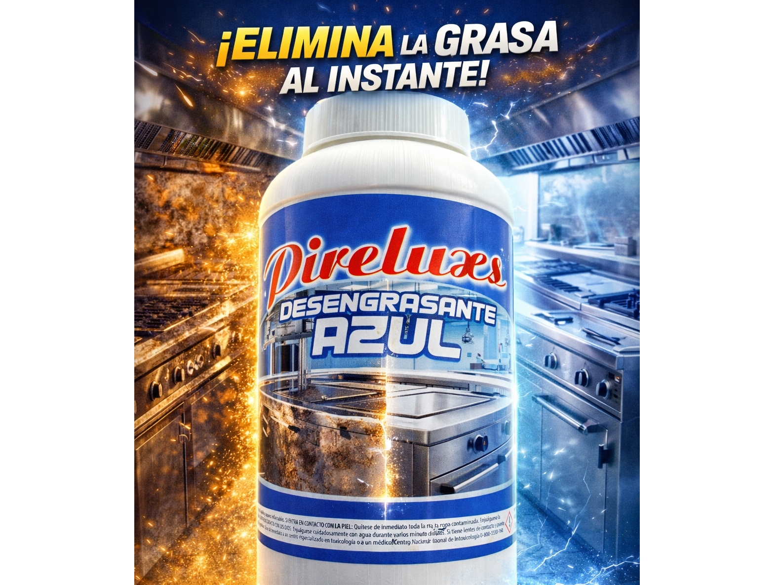 Desengrasante AZUL 1L PIRELUXS