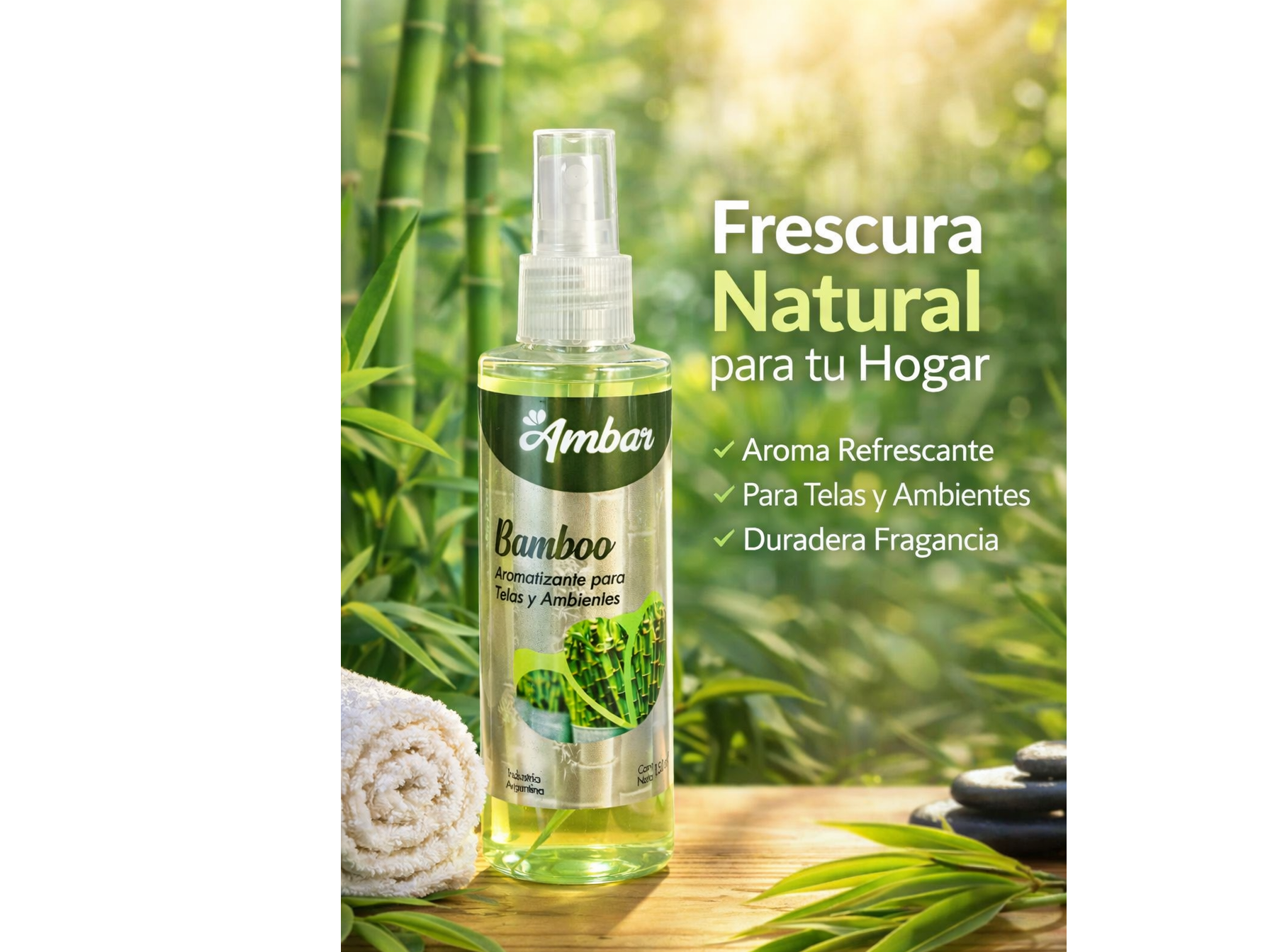 Perfume textil difusor Ambar