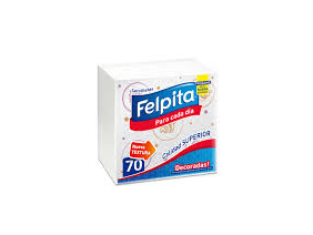 Servilleta Felpita 70u