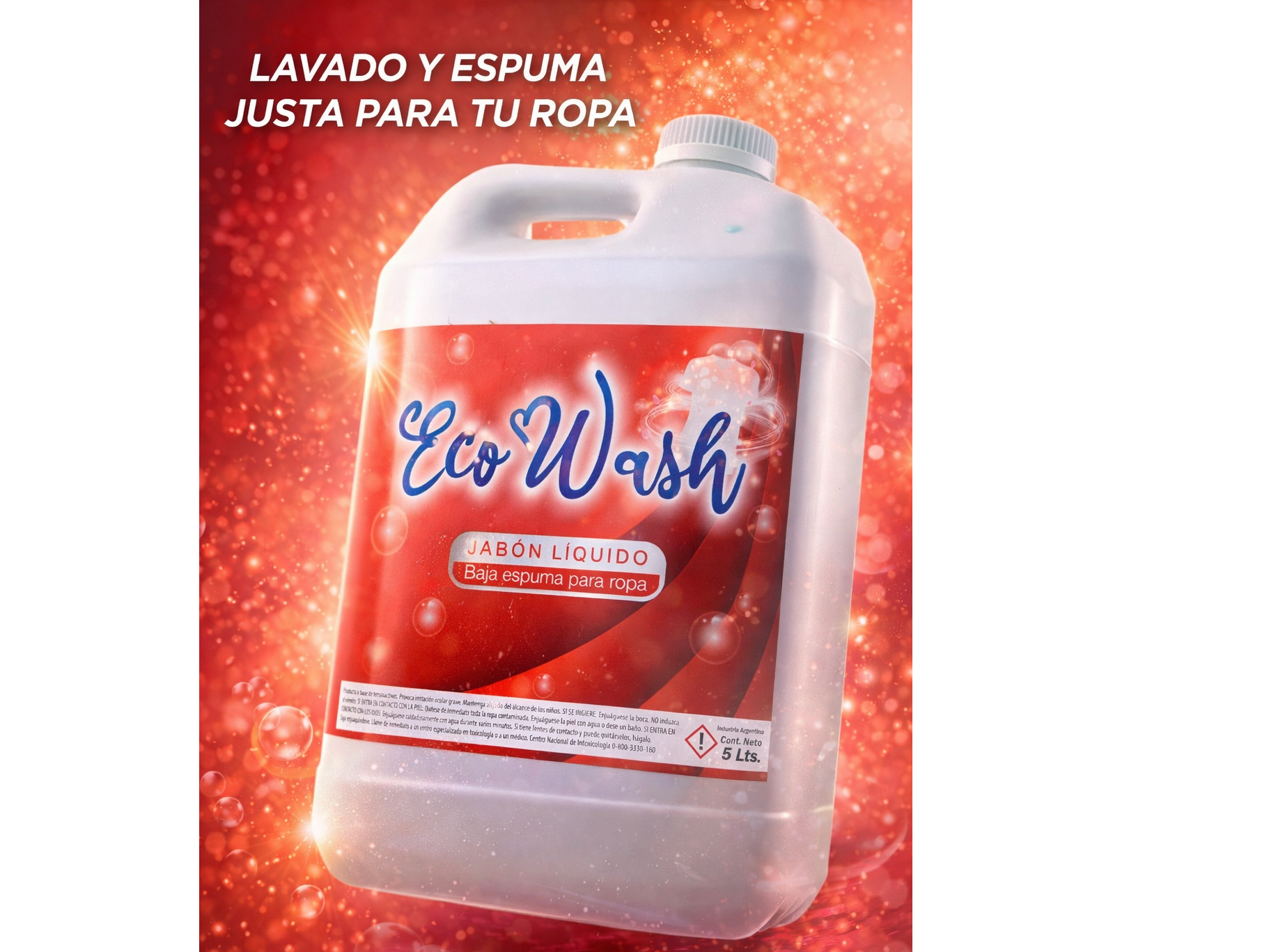 ECOWHASH  OFERTA 5L JABON LIQUIDO