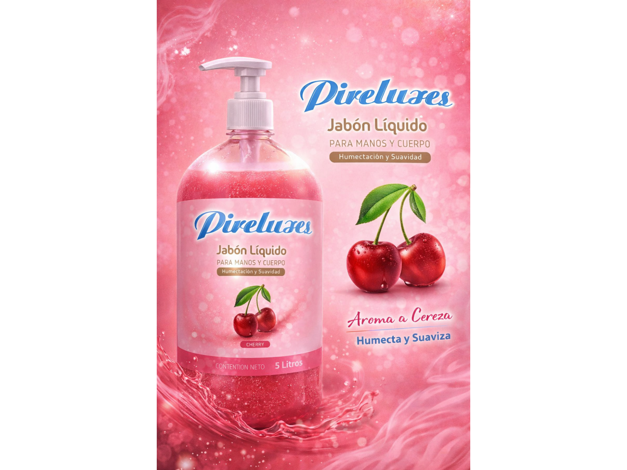 Jabon liquido para manos 929cc PIRELUXS