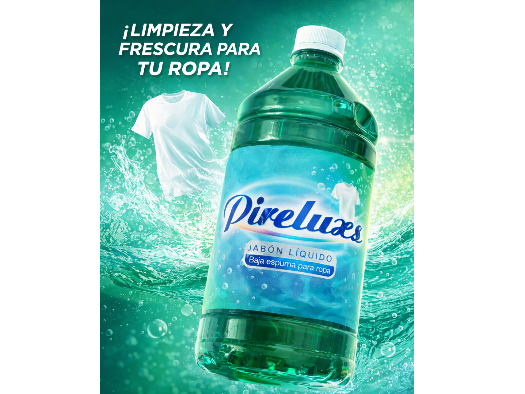 PIRELUX (EL MAS PEDIDO) Jabon liquido baja espuma