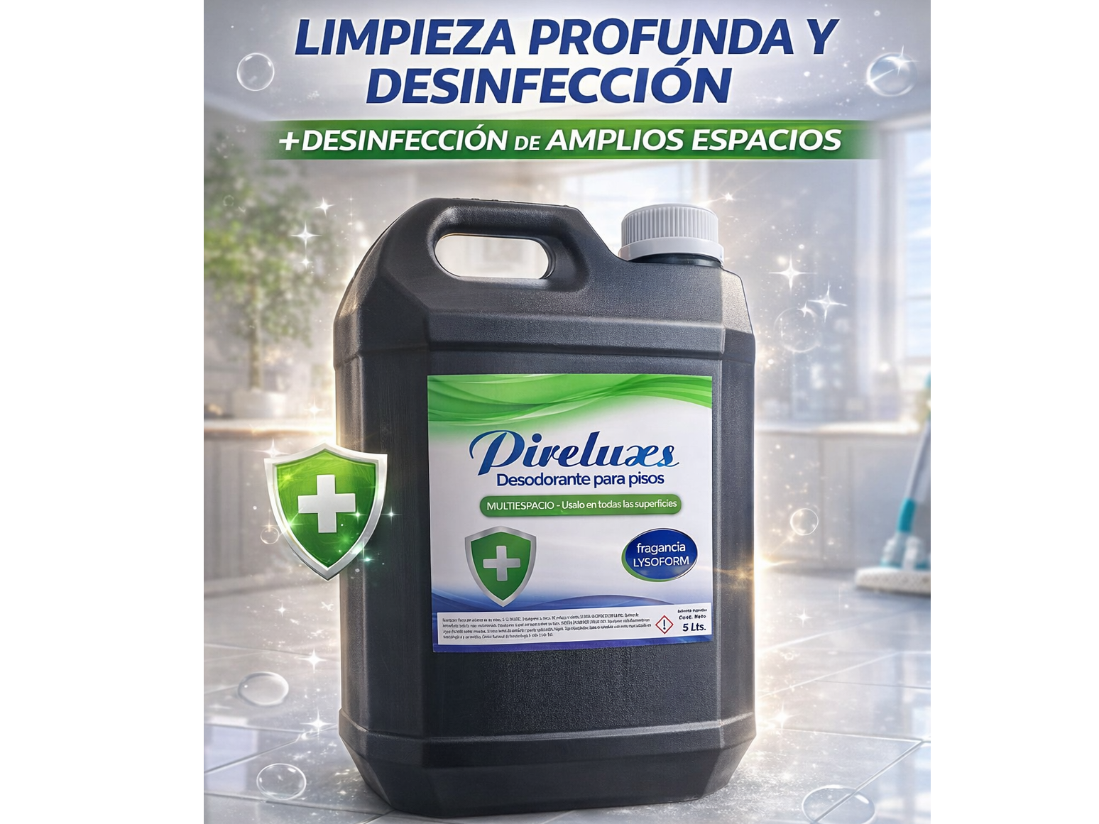 Desodorante  PIRELUXS 5L