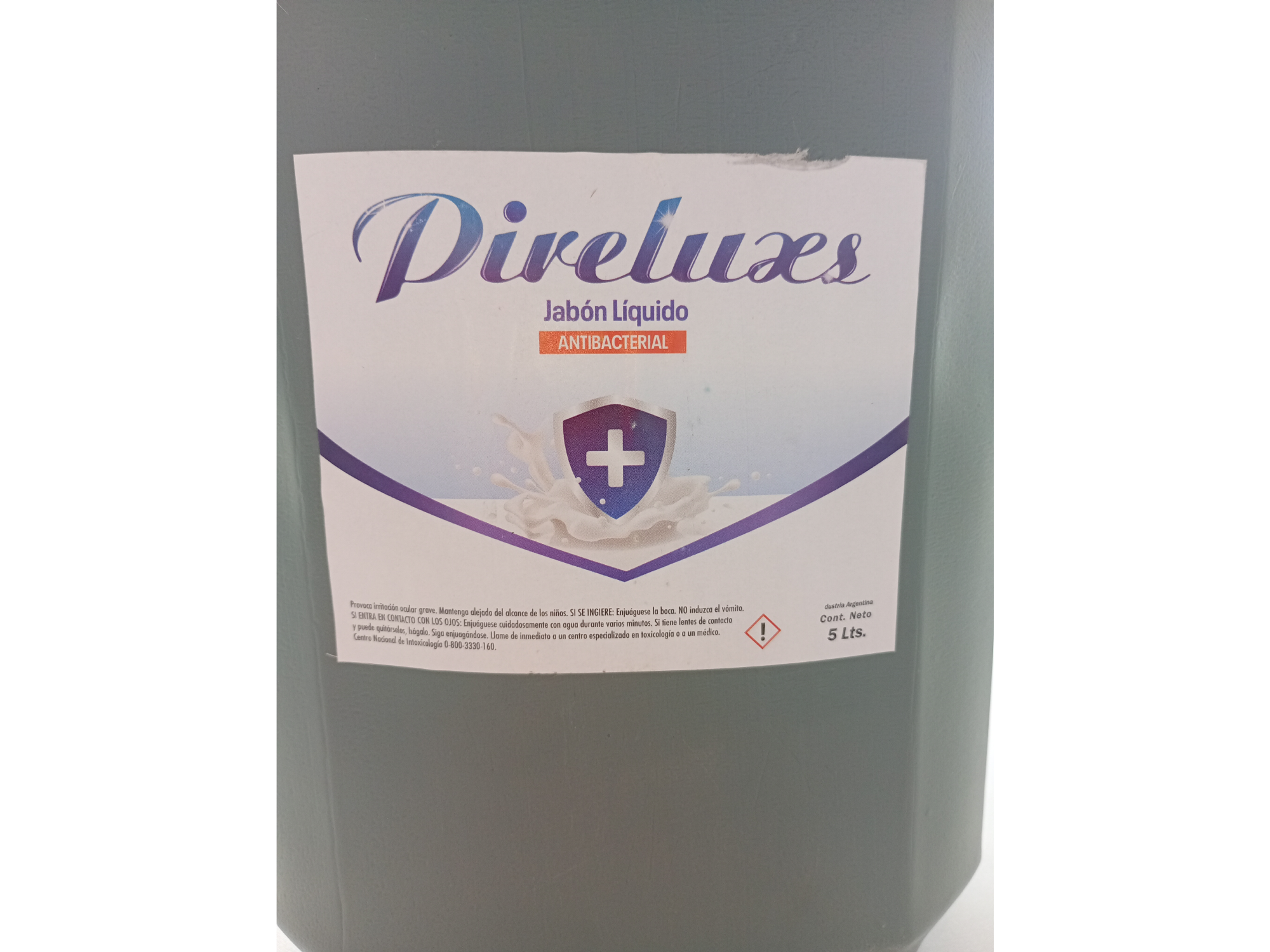 Jabon liquido antibacterial 5L PIRELUXS