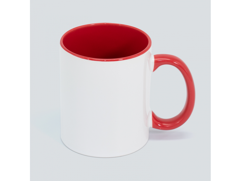 Tazón interior y mango de color rojo