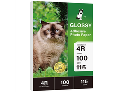 Papel adhesivo 4R 115 gramos