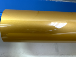 Textil PU dorado