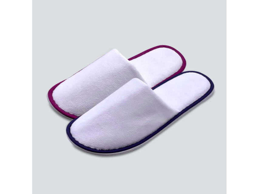 Pantuflas sublimable borde color