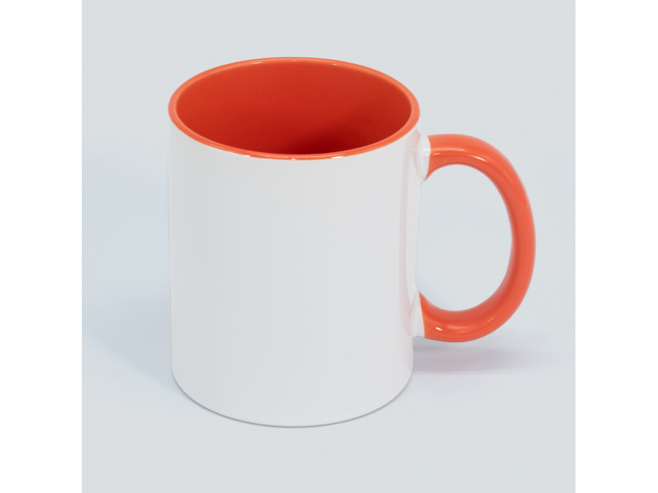 Tazón interior y mango de color naranjo