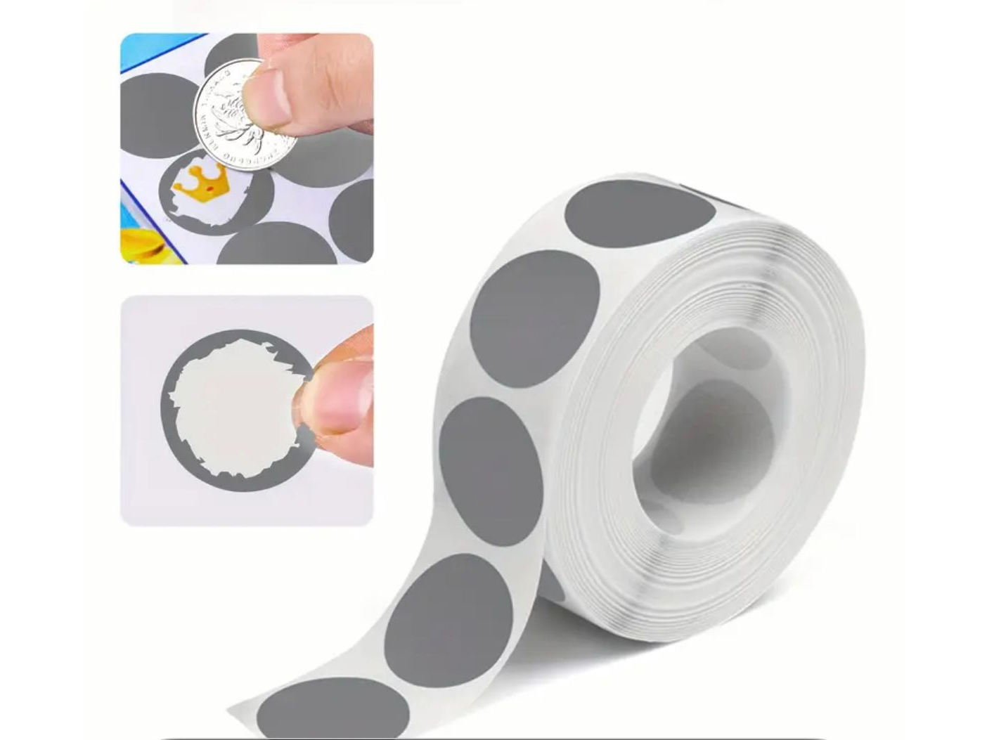 Raspe circular plateado