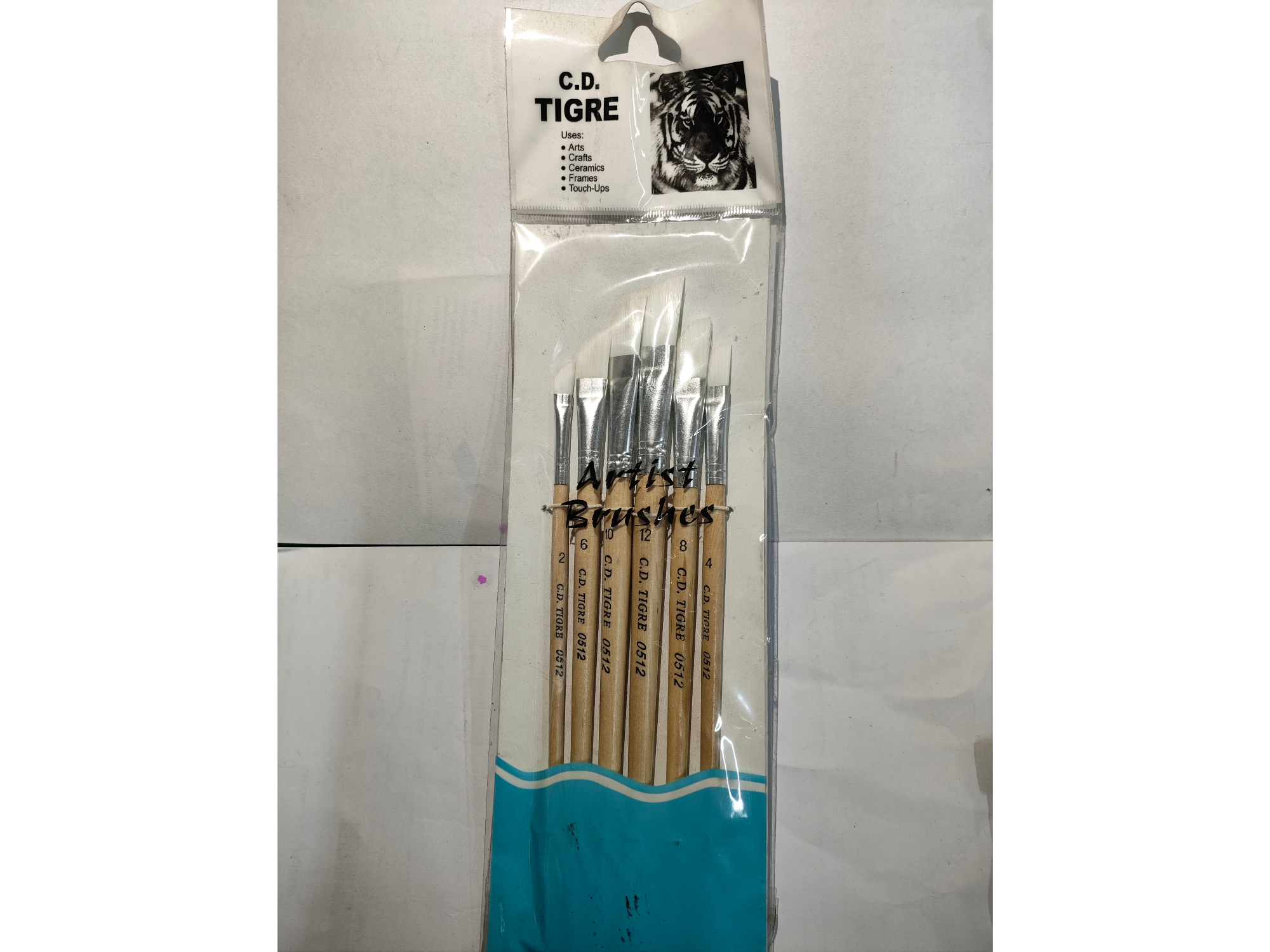 Tigre Pincel x paquete n012