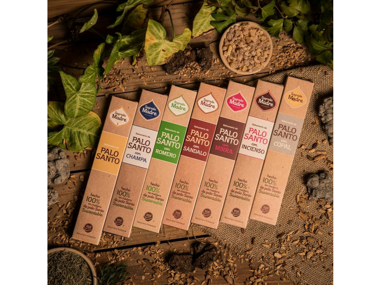 Sagrada Madre Linea Palo Santo