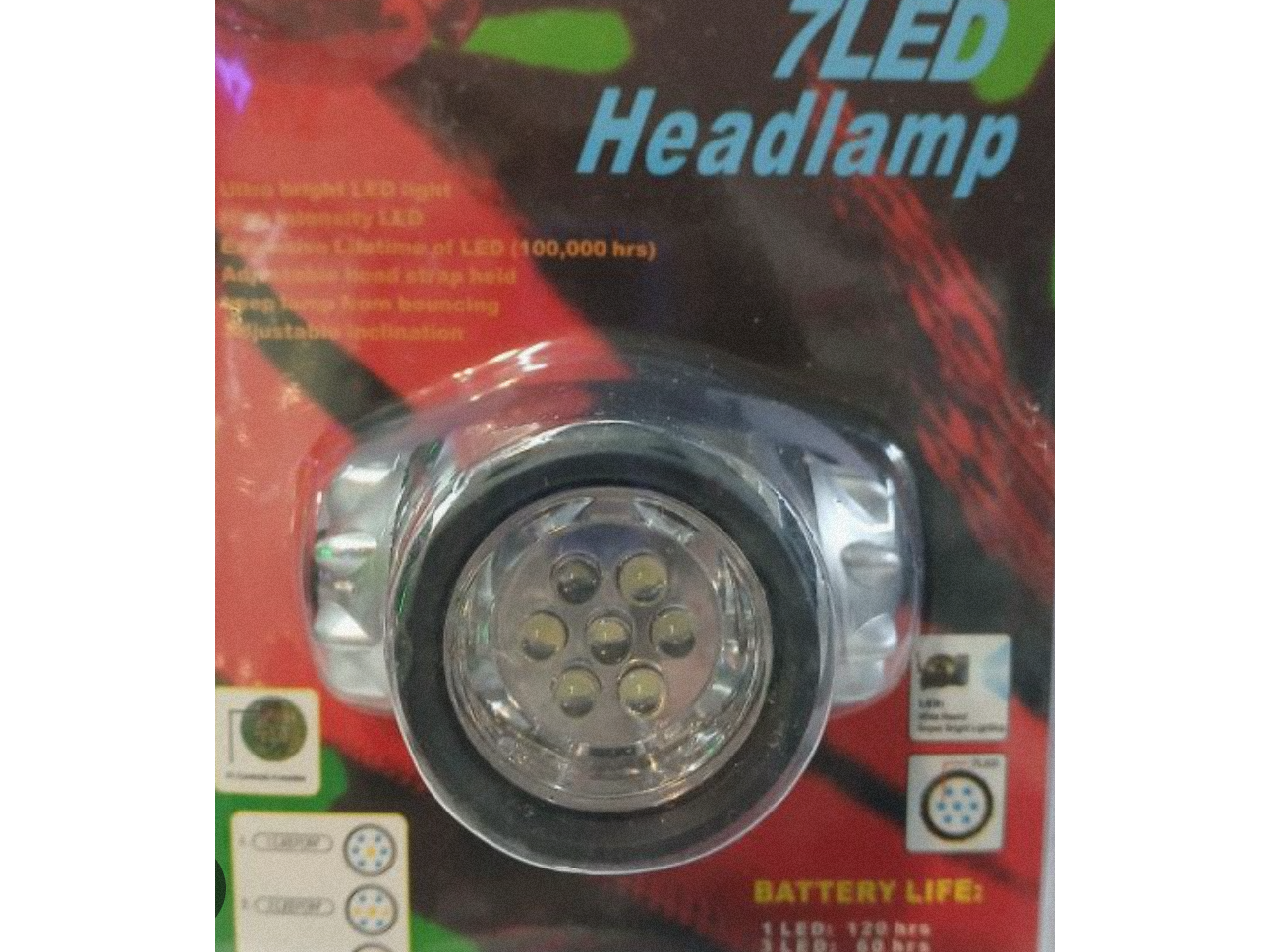 Linterna para cabeza