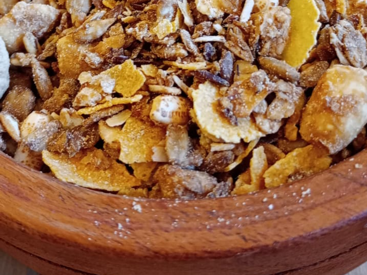 Granola con pasta de Maní