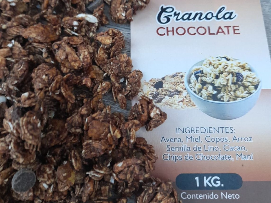 Granola de chocolate