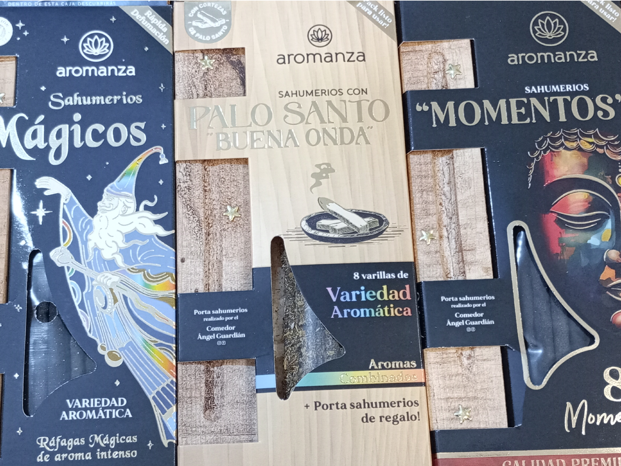 Sahumerios + porta sahumerio