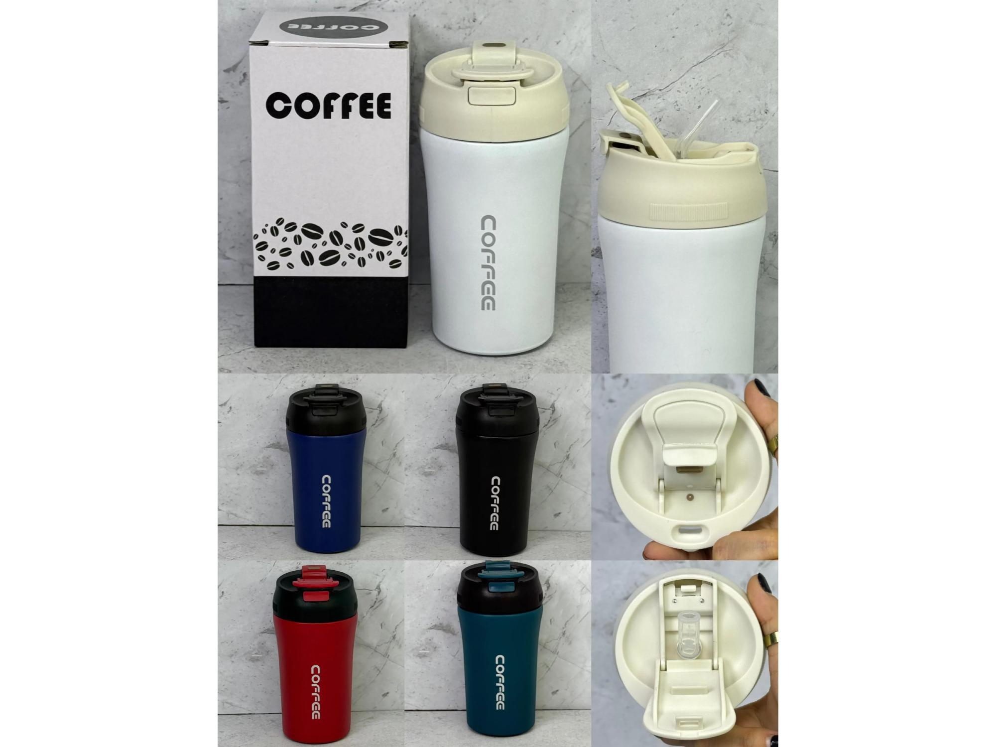 Vaso térmico café doble pico 420 ml