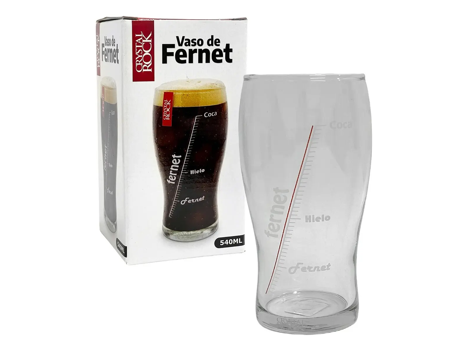 2 Vasos Fernet 540 ml