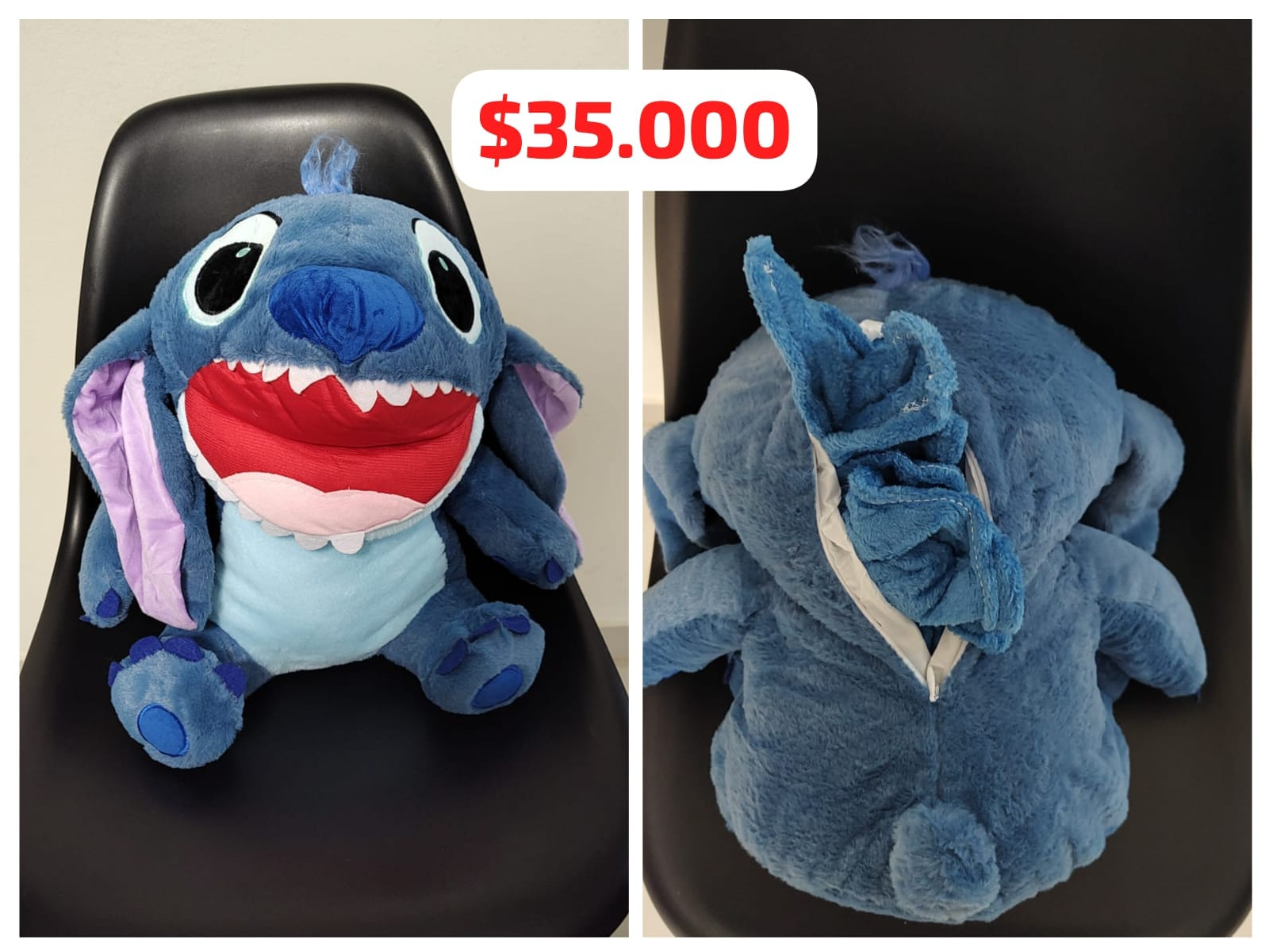 Peluche Stitch con manta