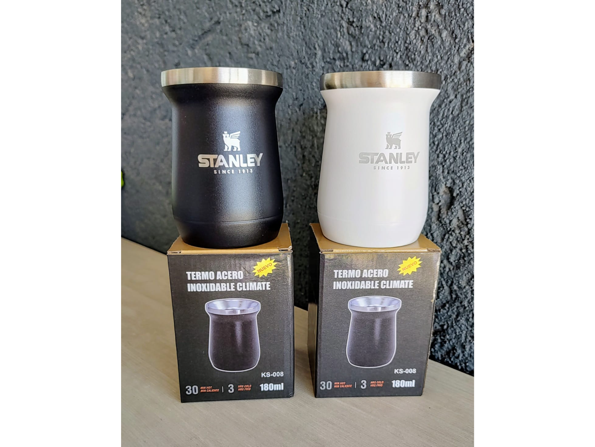 Mate térmico de acero (réplica Stanley)
