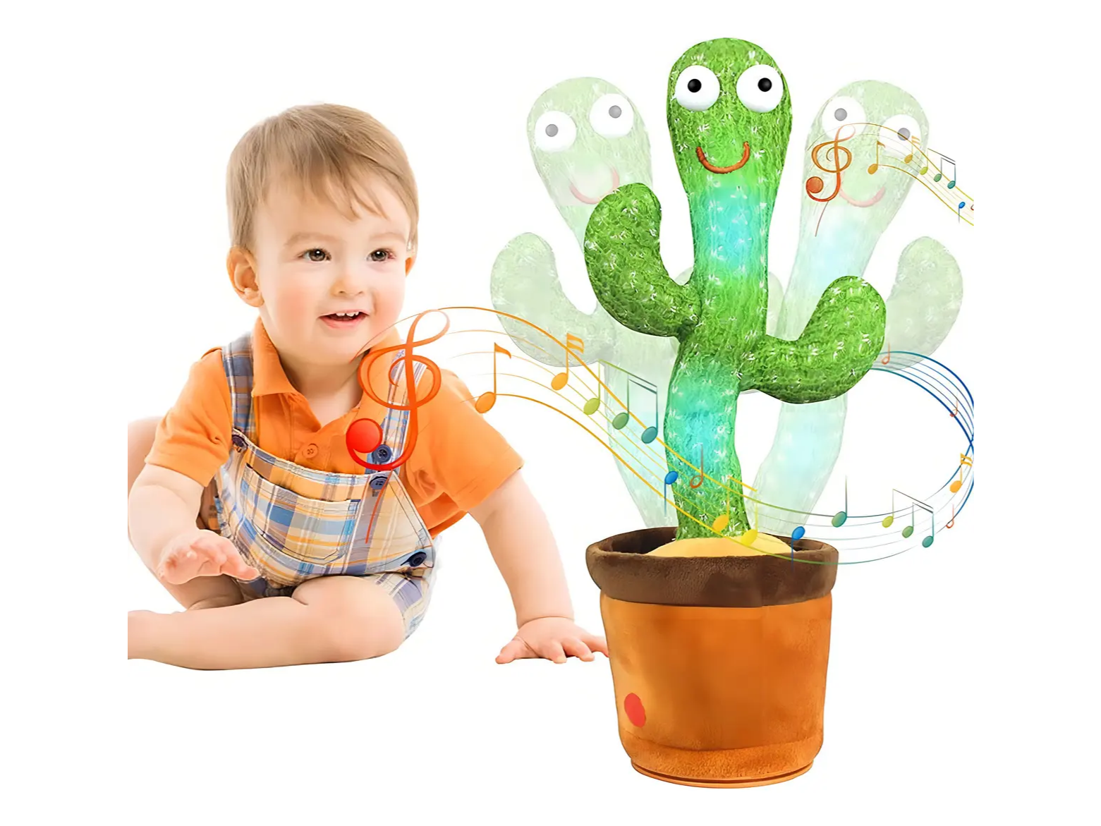 Cactus de Juguete bailarín luminoso