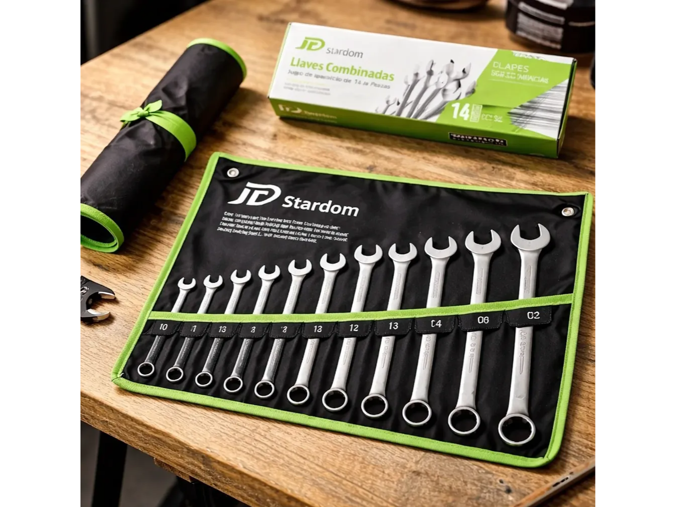 Set de Llaves Combinadas 14 Piezas Stardom Cromo Vanadio
