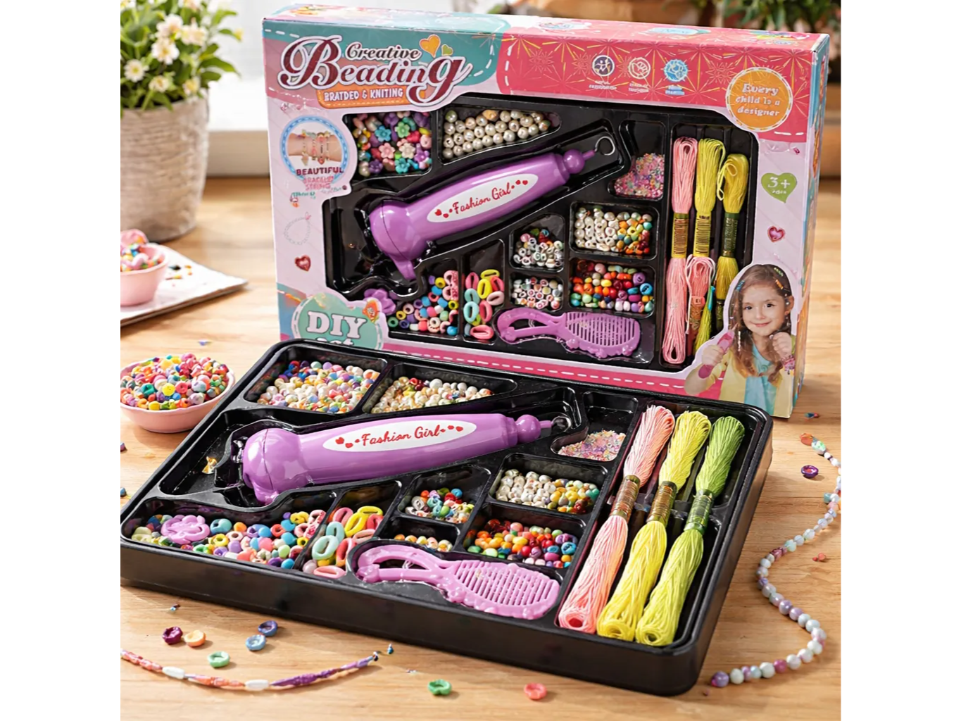 Kit para Armar Bijouterie Trenzador Pulseras