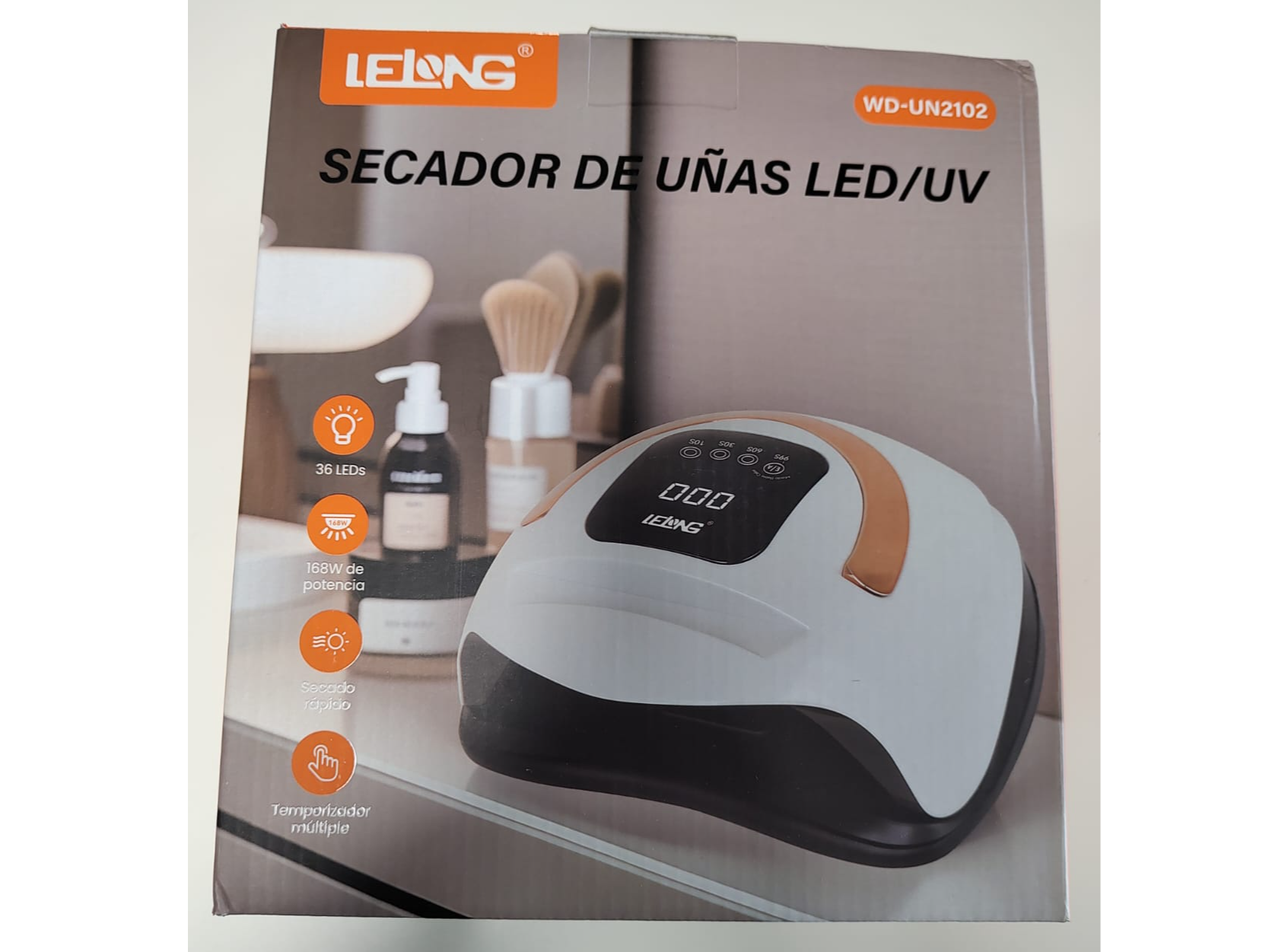 Cabina de uñas 36 Leds 168 W
