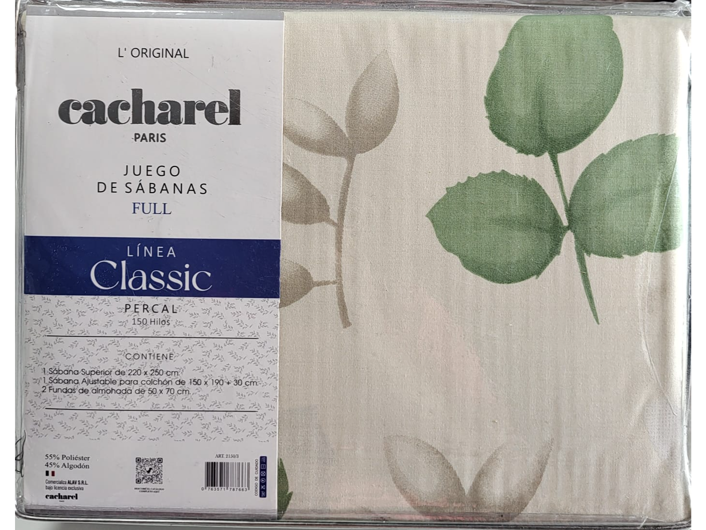 Juego de sábanas 2 Plazas Cacharel