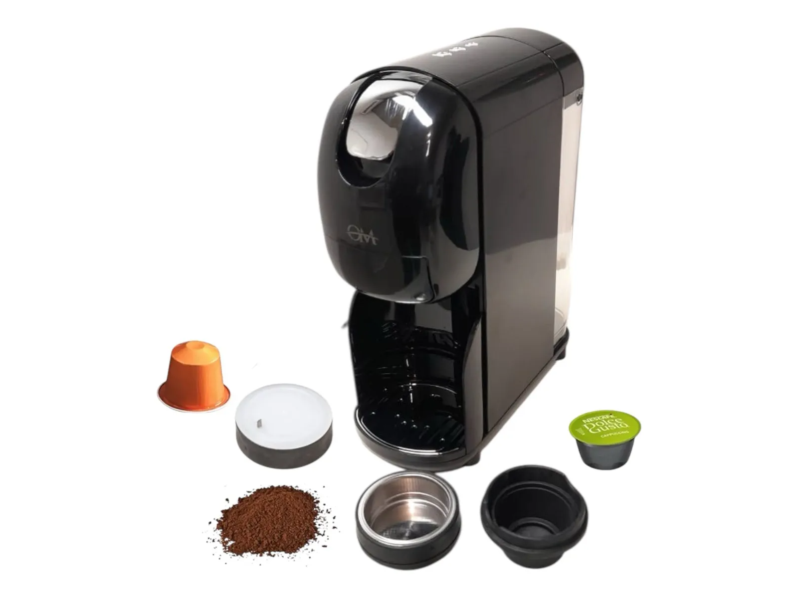 Cafetera Expreso 3 en 1 para café molido y multi cápsula