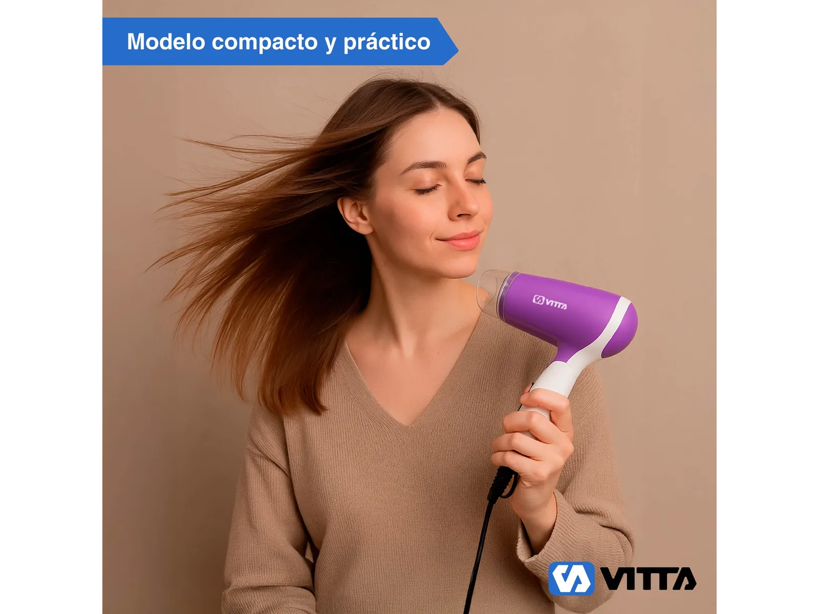 Secador de Pelo Vitta Beauty plegable