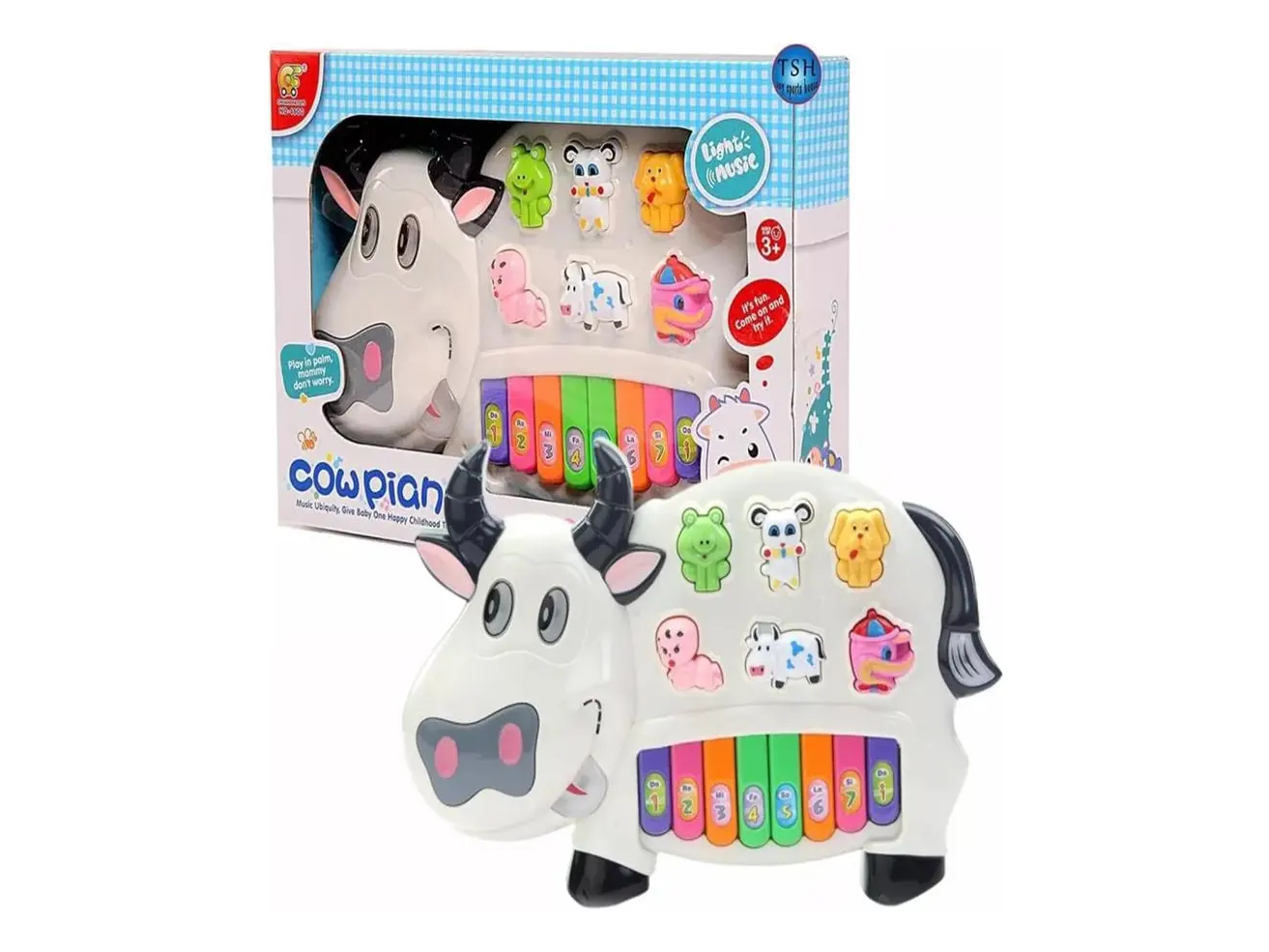 Piano infantil vaquita
