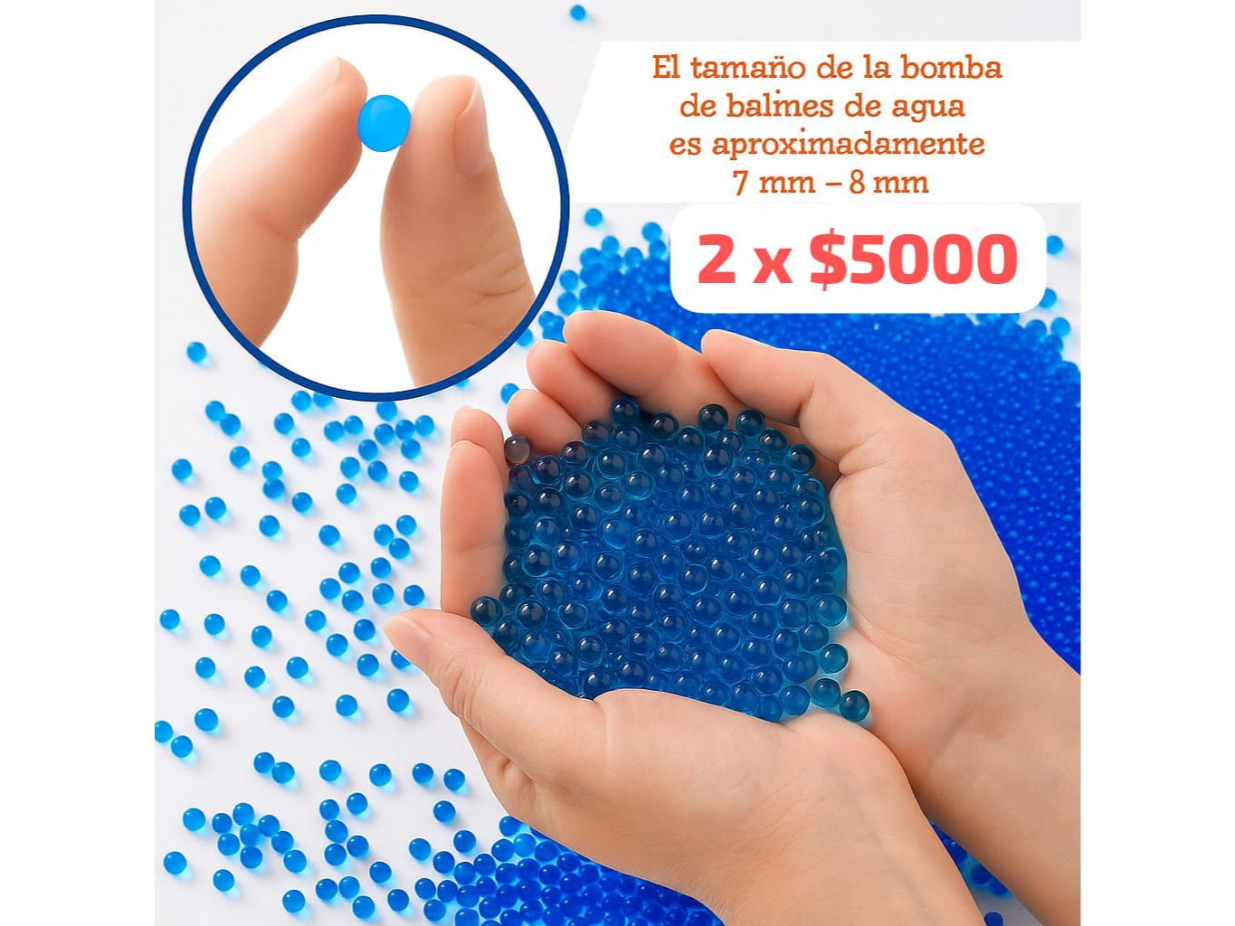 Pelotas Hidrogel para Armas de Balitas