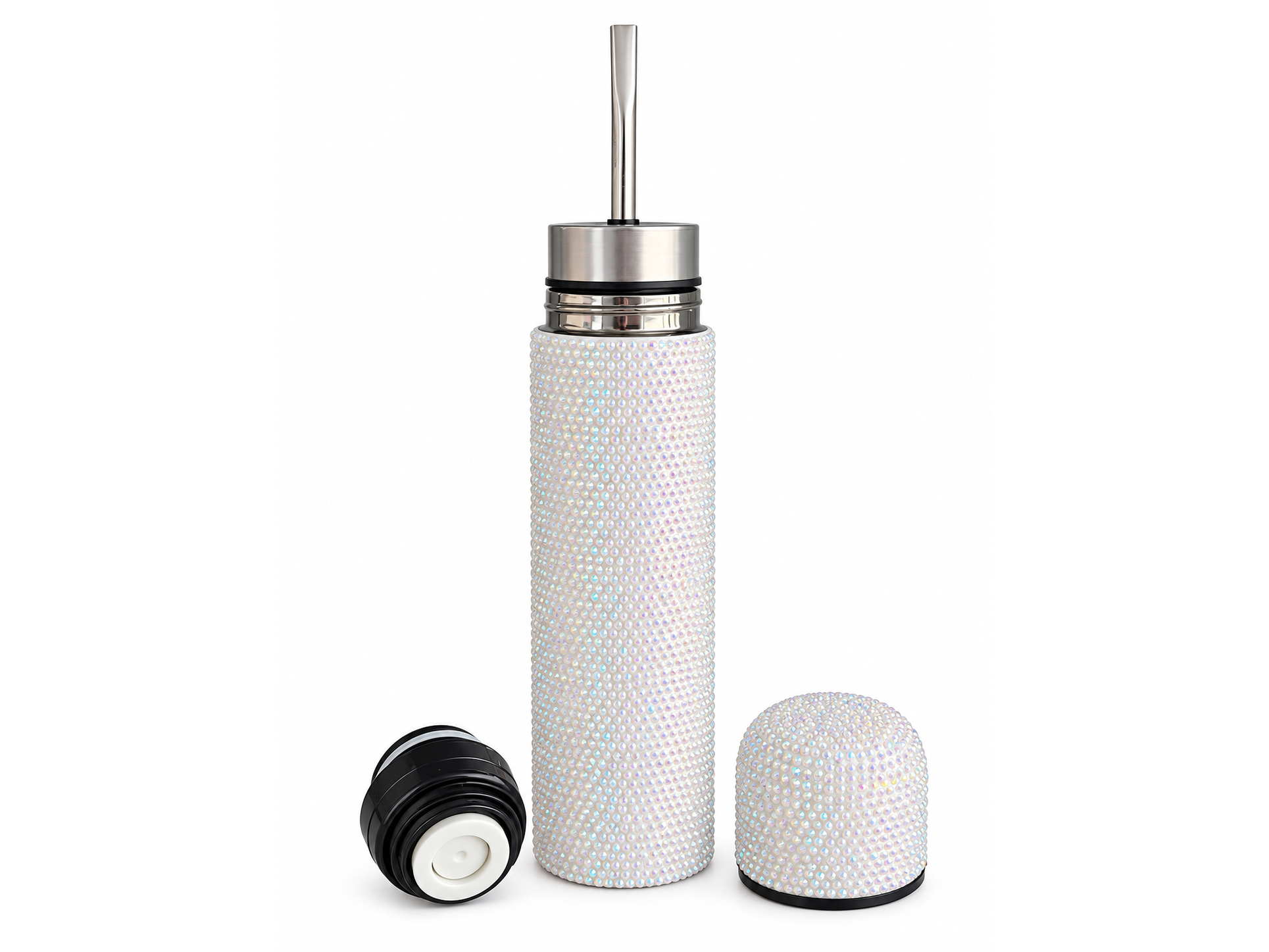 Termo 2 en 1 500 ml (Termo y matermo) Con Strass