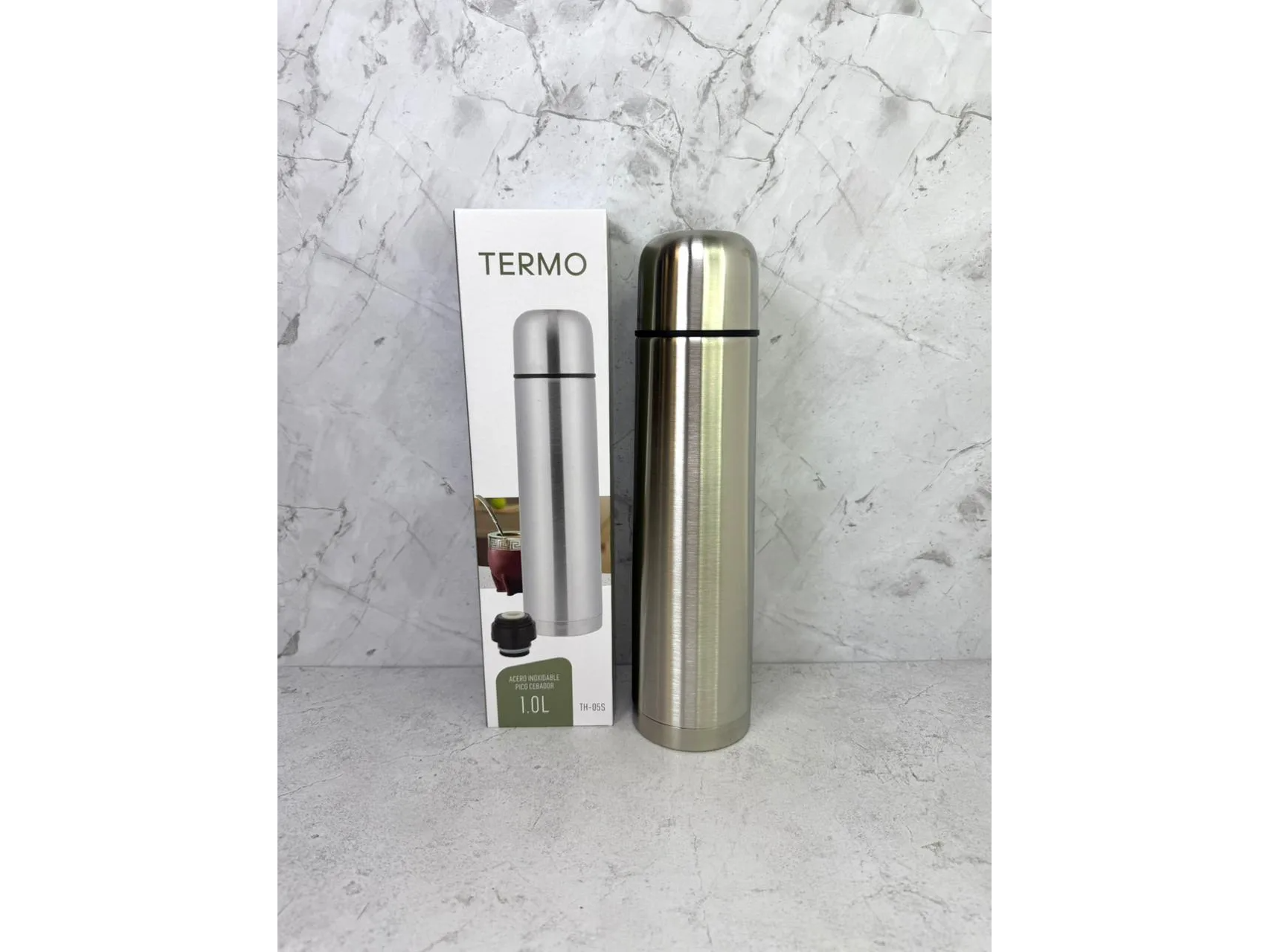 Termo bala acero 1 Lts