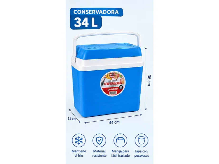 Conservadora Gemplast 34 Lts