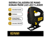 Caladora de mano Konan 750w