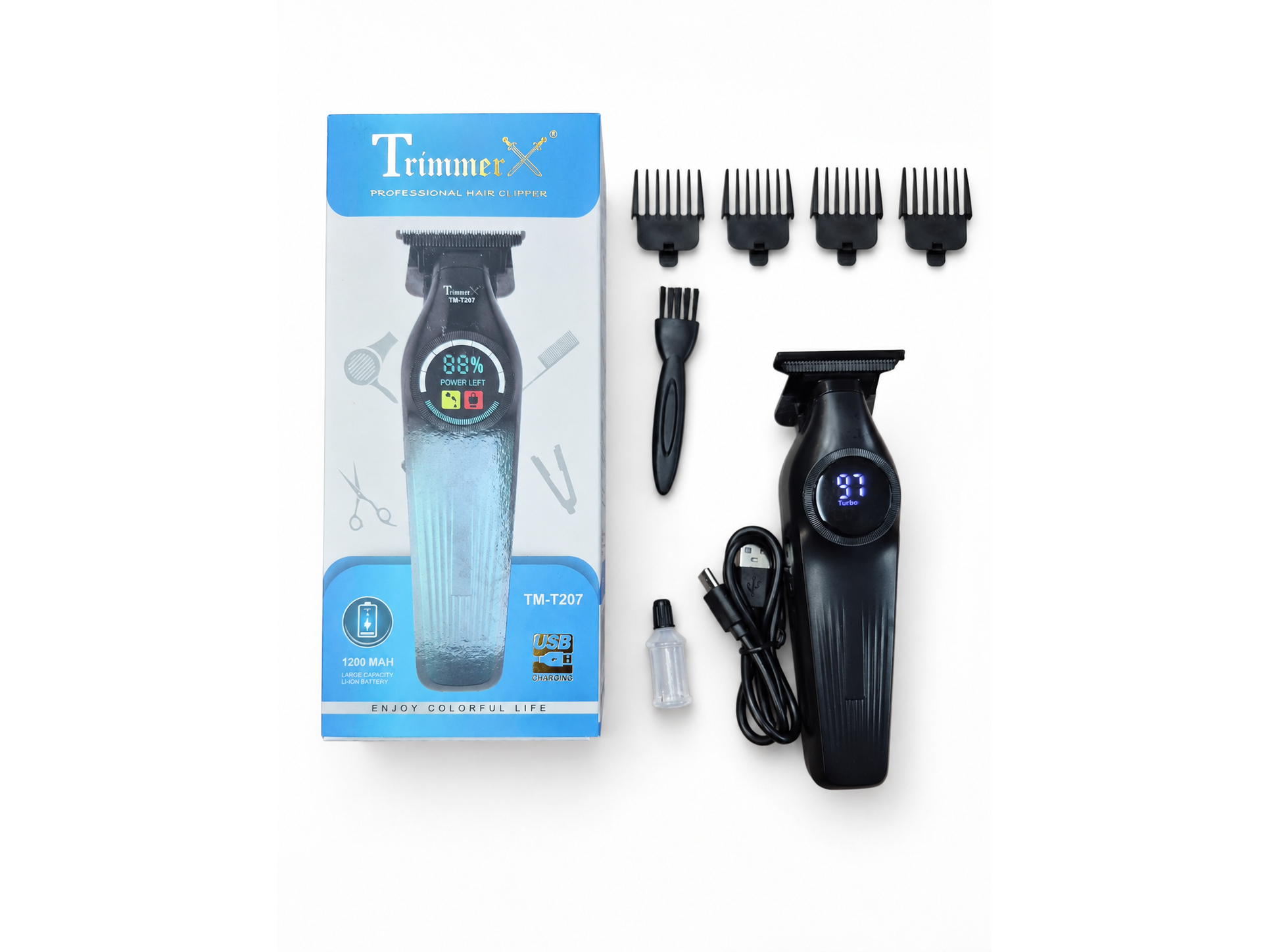 Corta Pelo Inalámbrica Digital Trimmer X