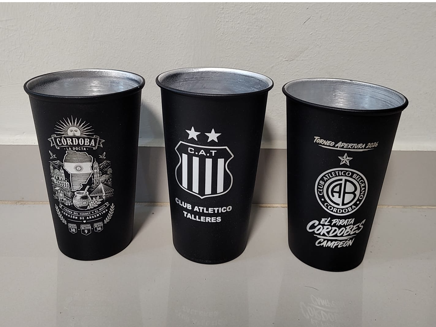 Vaso Fernetero de aluminio