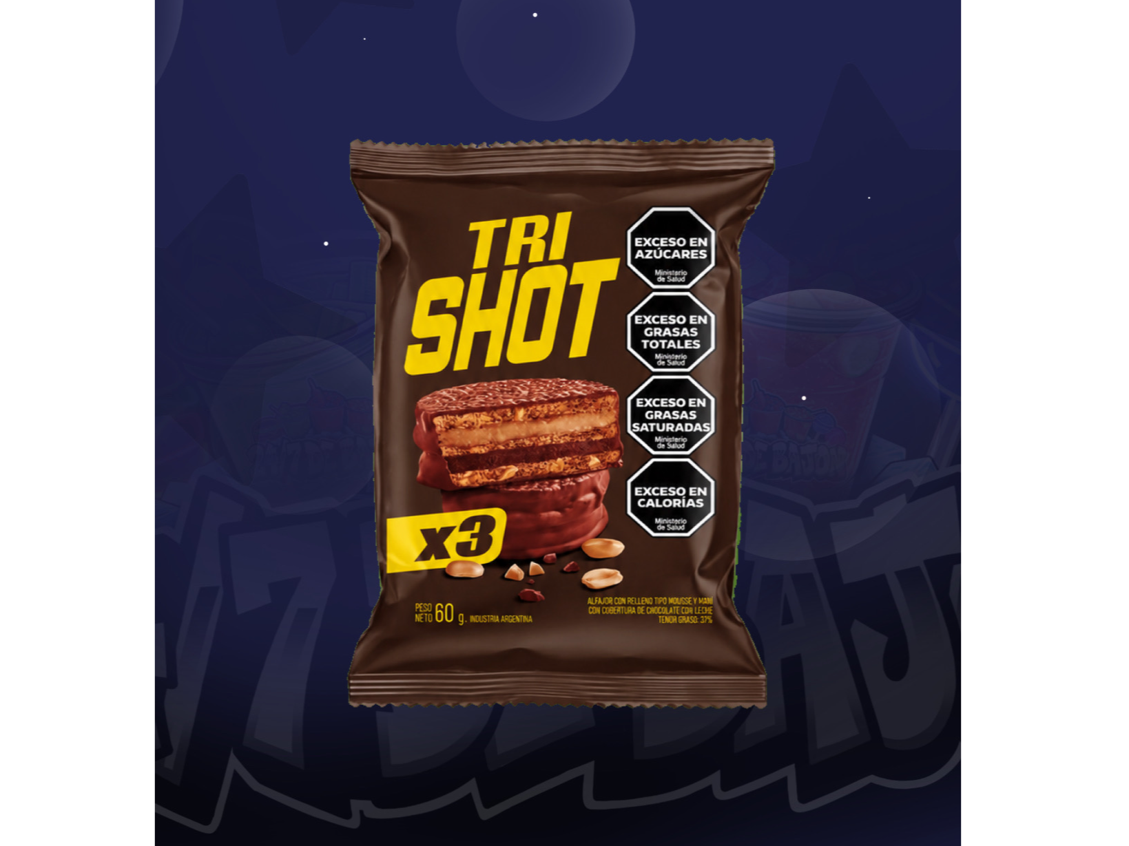 Alfajor Tri Shot