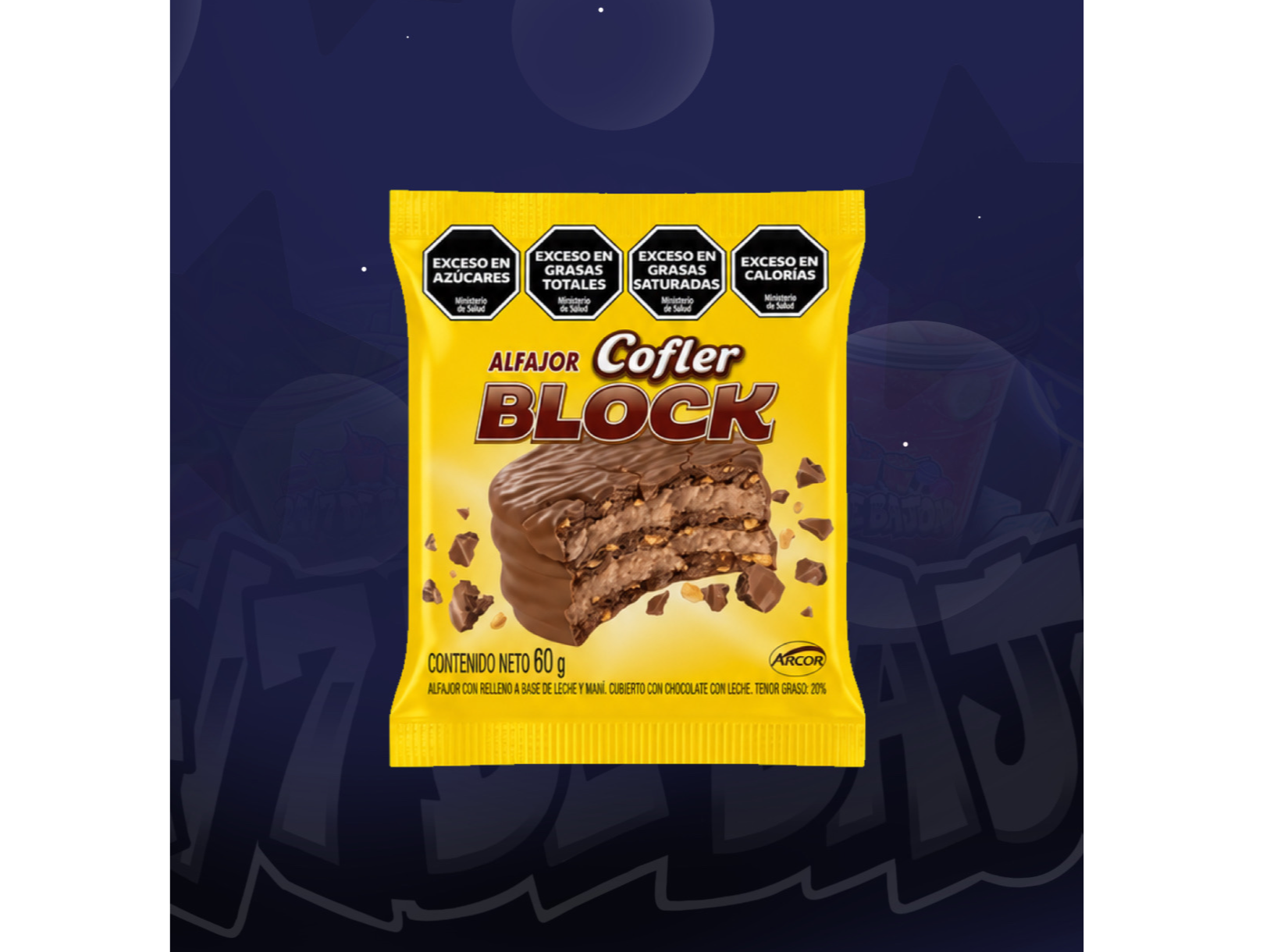 Alfajor Cofler Block Triple