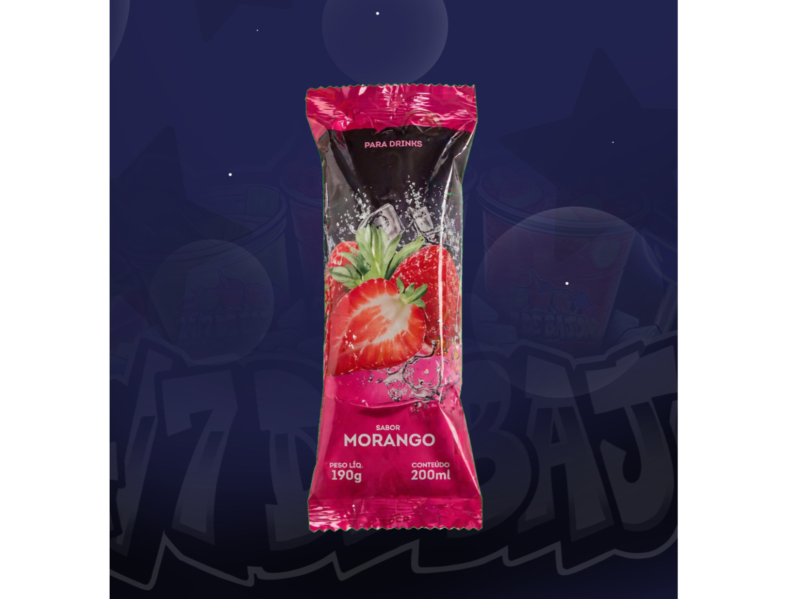 Hielo Saborizado Frutilla
