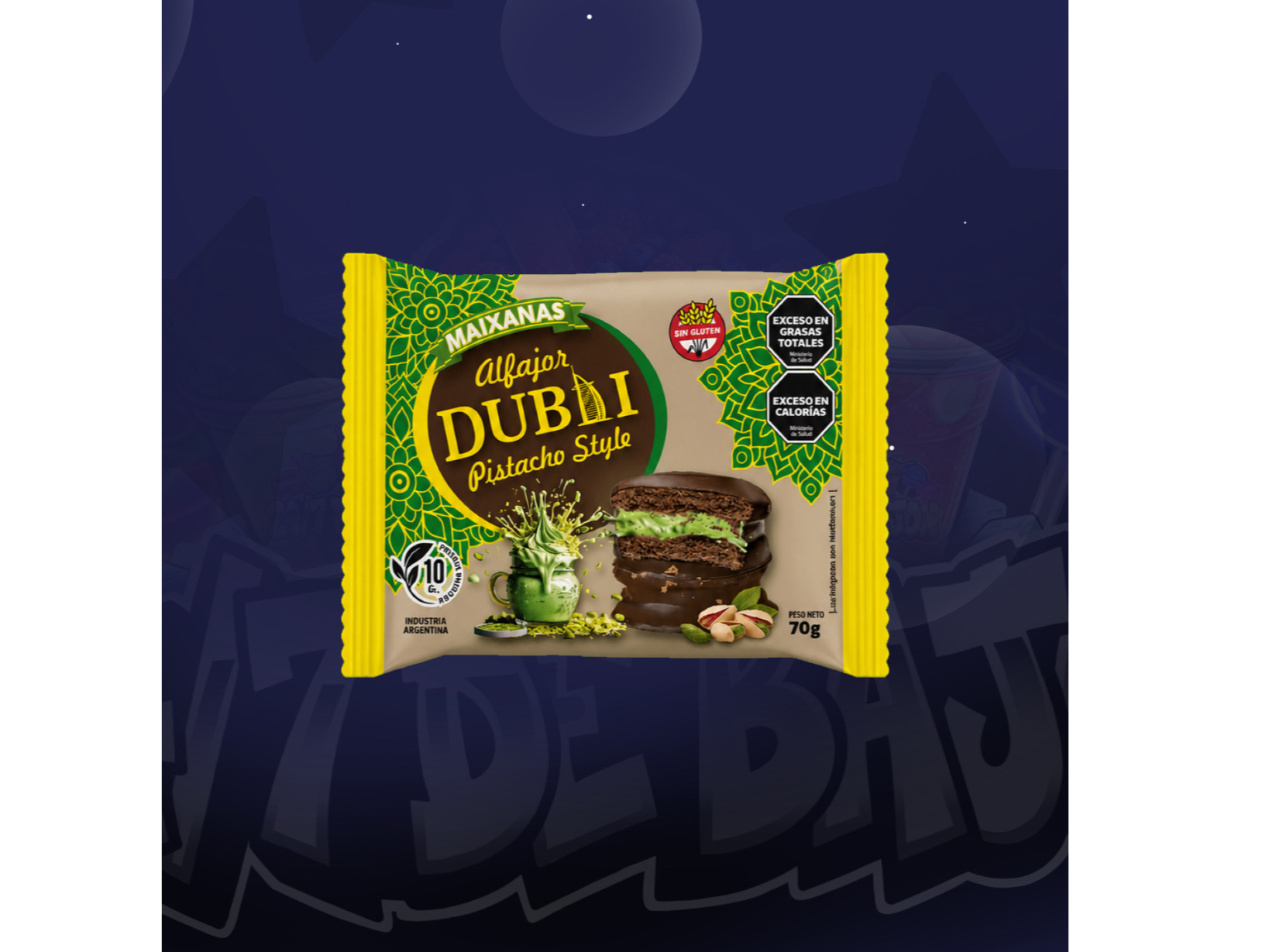 Alfajor Dubai Negro
