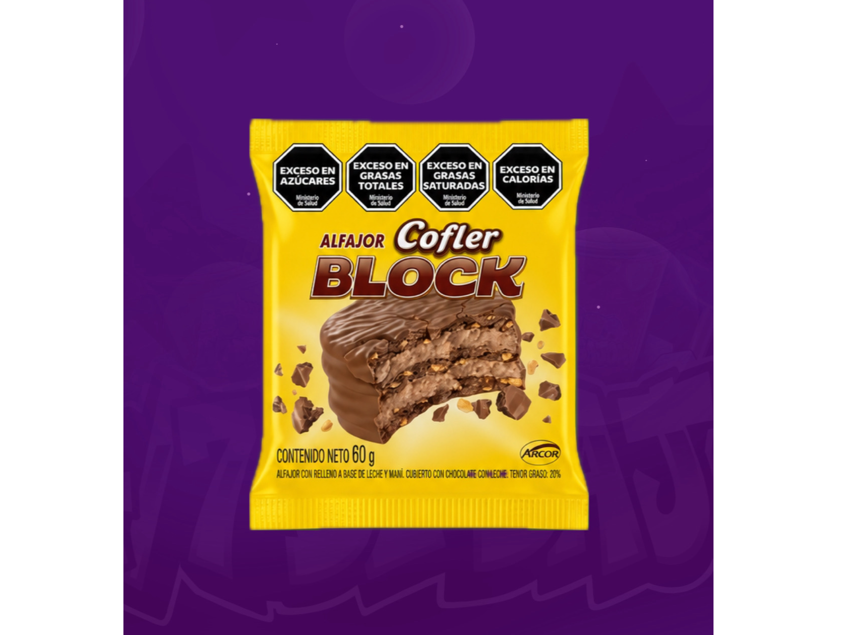 Alfajor Cofler Block Triple