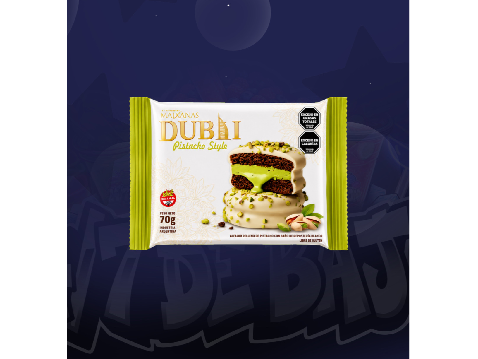Alfajor Dubai Blanco