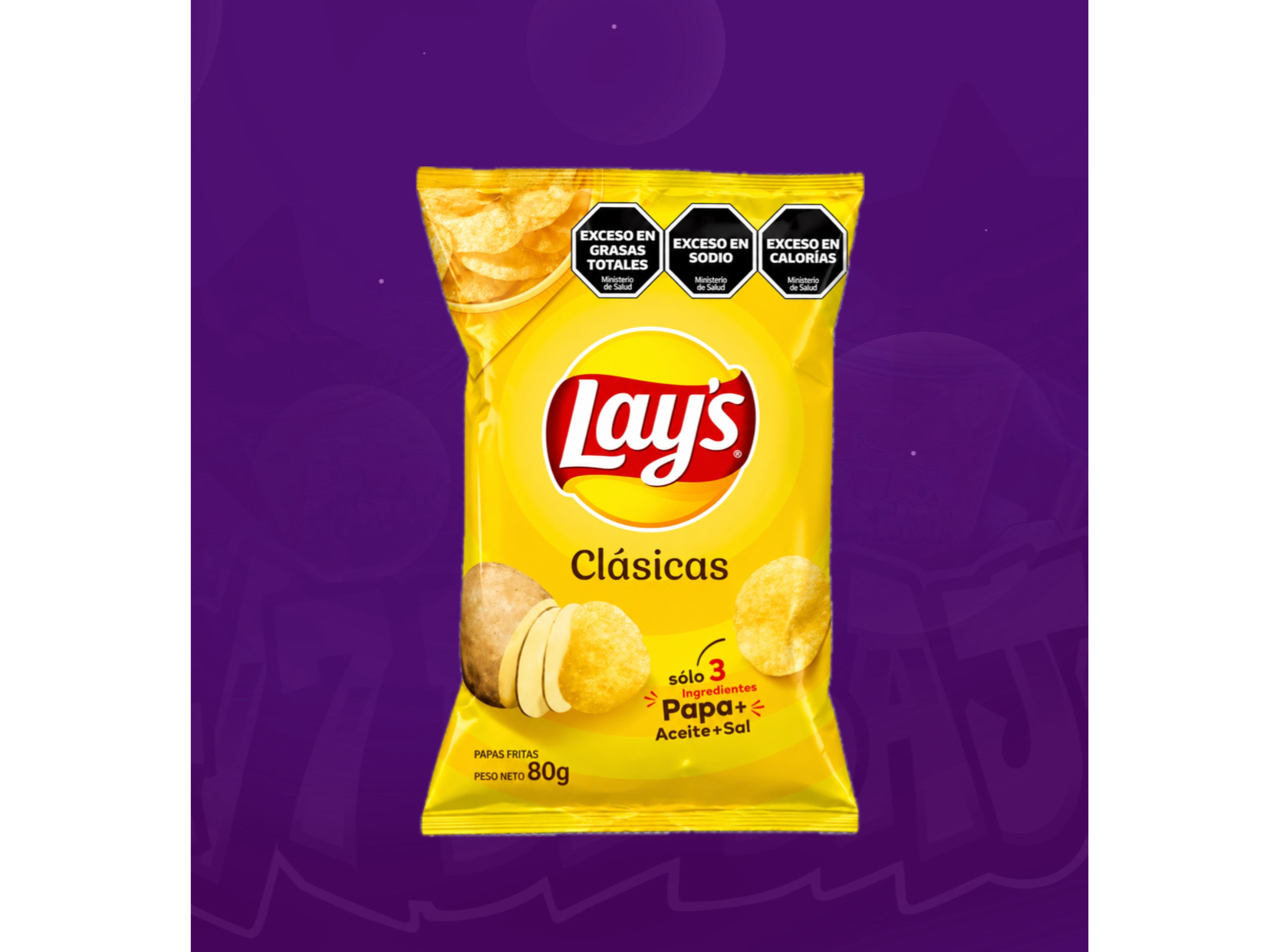 Papas Lays 80gr