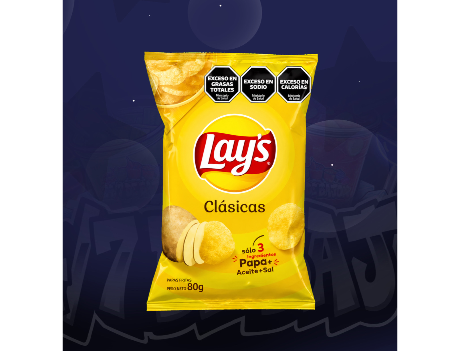 Papas Lays 80g