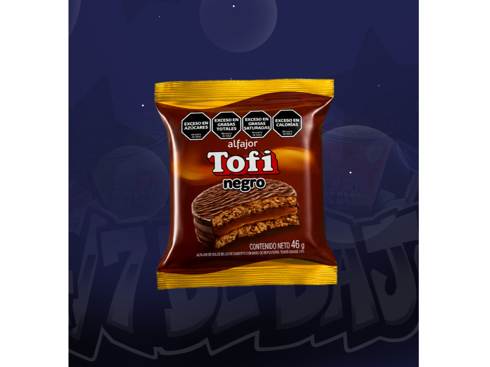 Alfajor Tofi Negro
