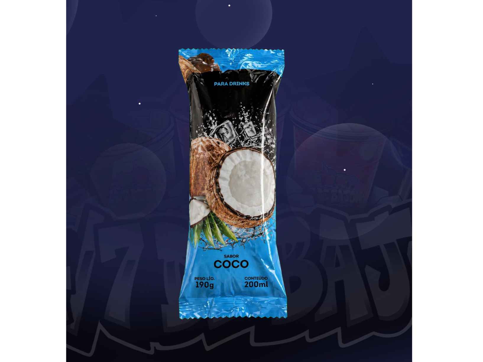 Hielo Saborizado Coco
