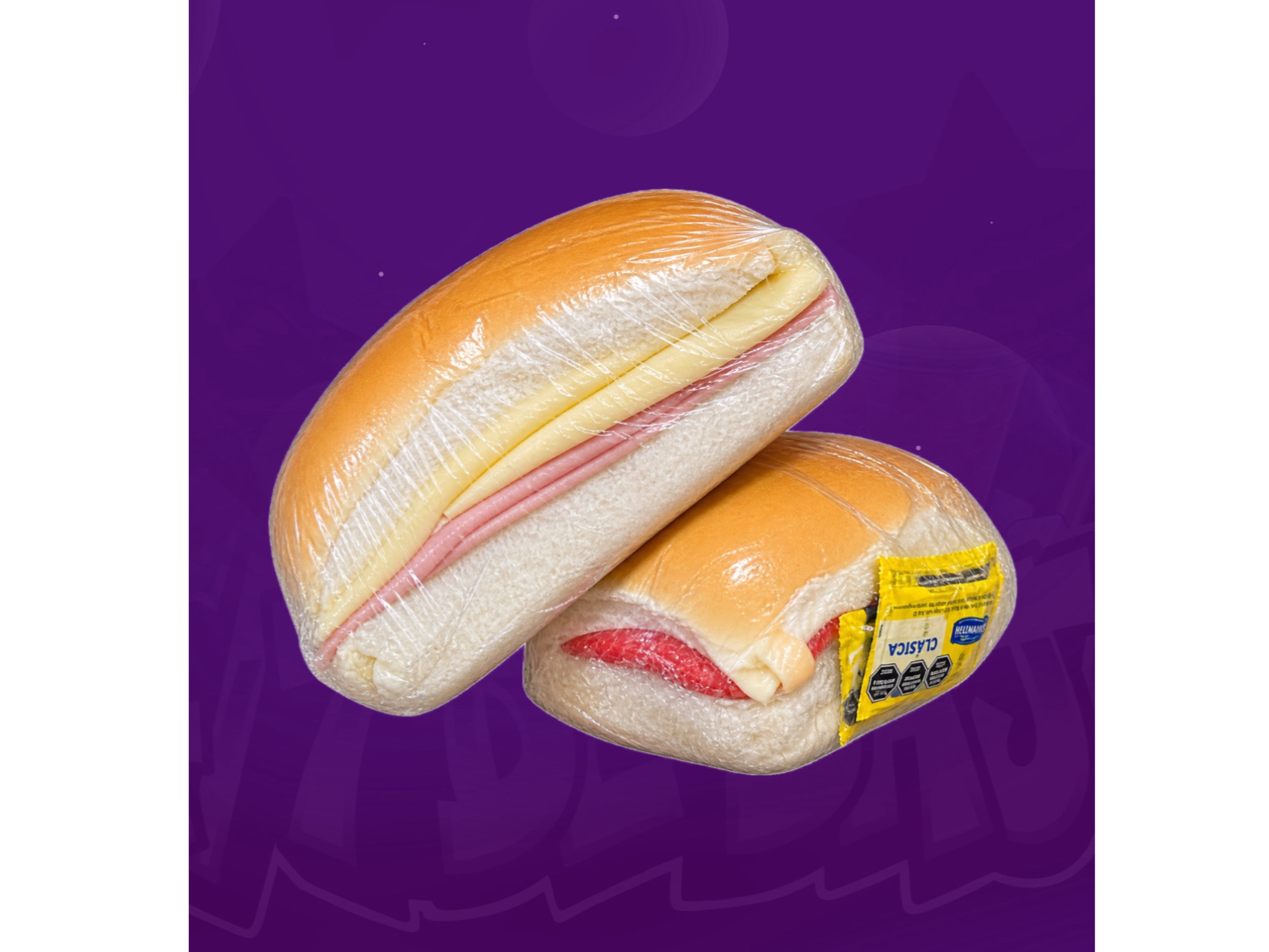 Pebete (Jamón y Queso - Salame y Queso)